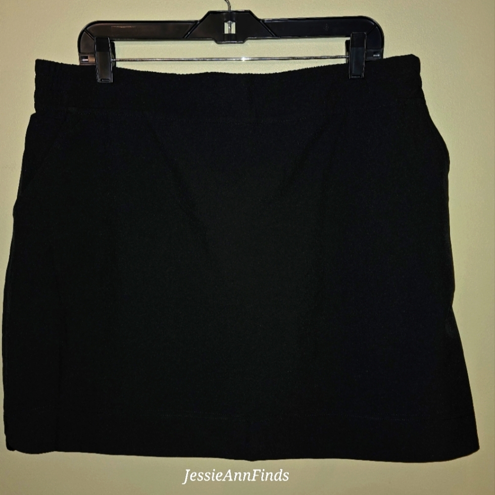 Xeroxposur Black Performance UPF 50+ Sun Skort Women's Size XL